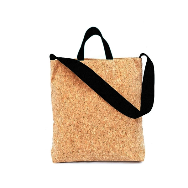 Large Cork Shoulder Strap Tote Bag