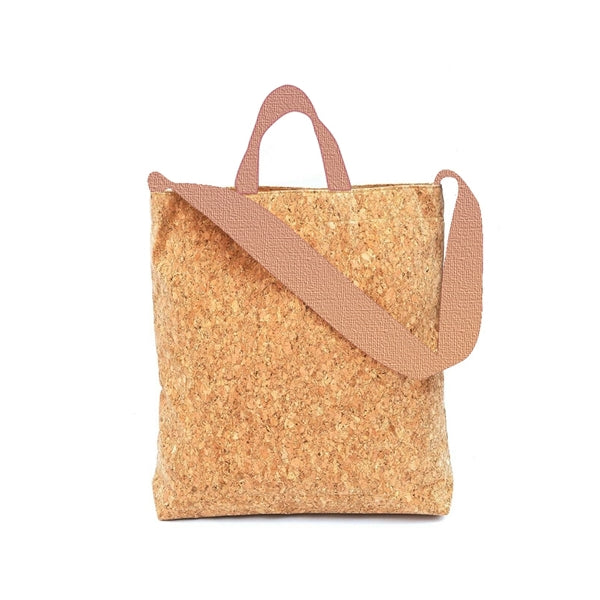 Large Cork Shoulder Strap Tote Bag