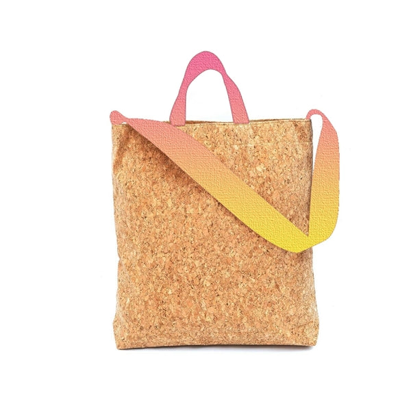Large Cork Shoulder Strap Tote Bag