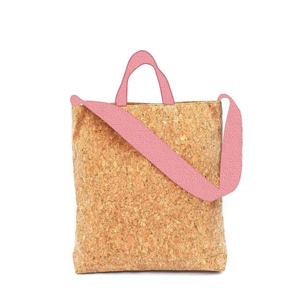 Large Cork Shoulder Strap Tote Bag
