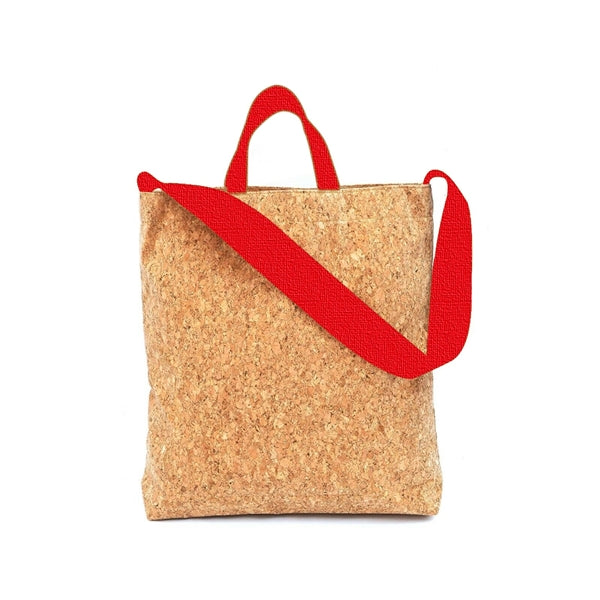 Large Cork Shoulder Strap Tote Bag