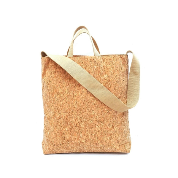 Large Cork Shoulder Strap Tote Bag