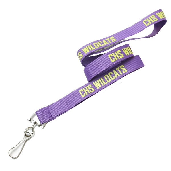 3/8" Polyester Lanyards, Custom Printed ID Badge Holders
