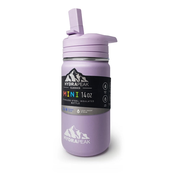 14 oz Hydrapeak Mini Water Bottle LIFETIME WARRANTY!