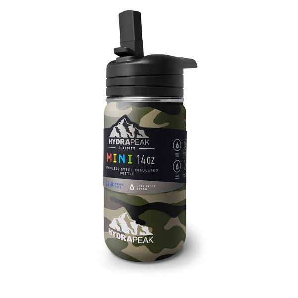 14 oz Hydrapeak Mini Water Bottle LIFETIME WARRANTY!