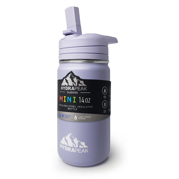 14 oz Hydrapeak Mini Water Bottle LIFETIME WARRANTY!