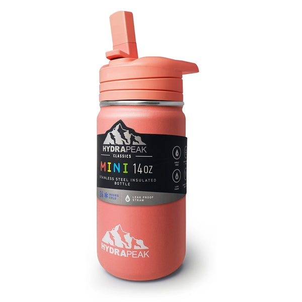 14 oz Hydrapeak Mini Water Bottle LIFETIME WARRANTY!