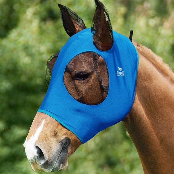 Elasticity Horse Fly Mask with Ears UV Protection