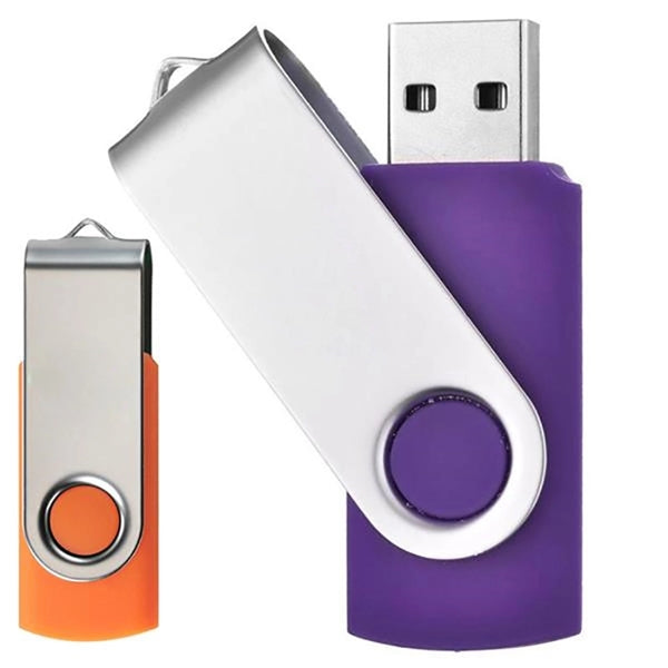 Quick Ship USB Flash Drives Rotating Swivel Pen Drive