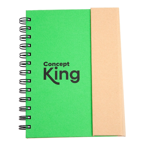 Eco-Friendly Dual Toned Notebook (1 Color Imprint)