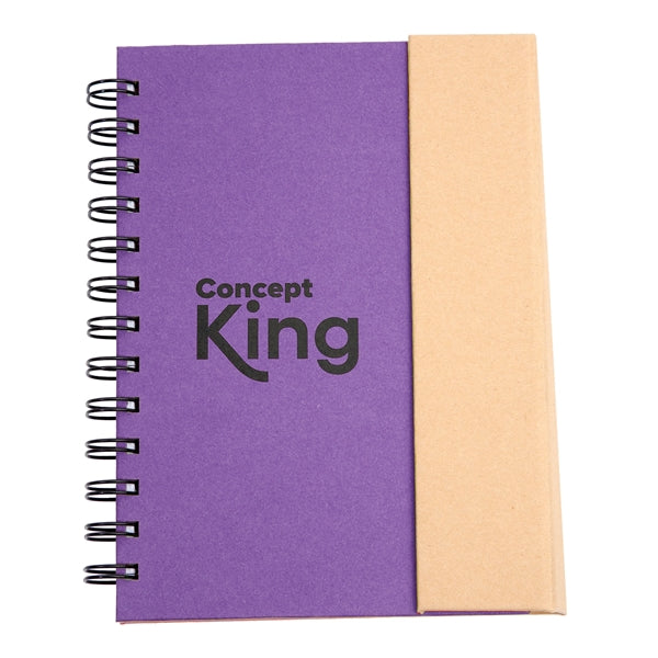 Eco-Friendly Dual Toned Notebook (1 Color Imprint)
