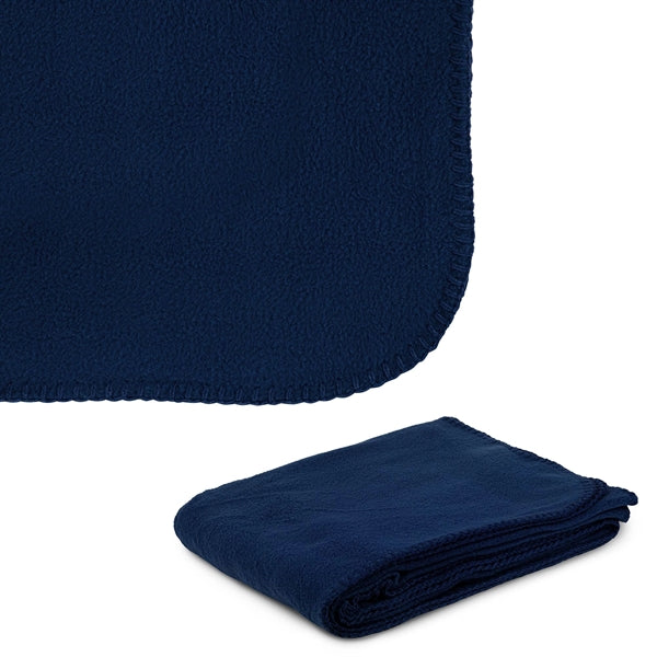 260g Anti-Pill Embroidered Fleece Throw Blanket 50" x 60"