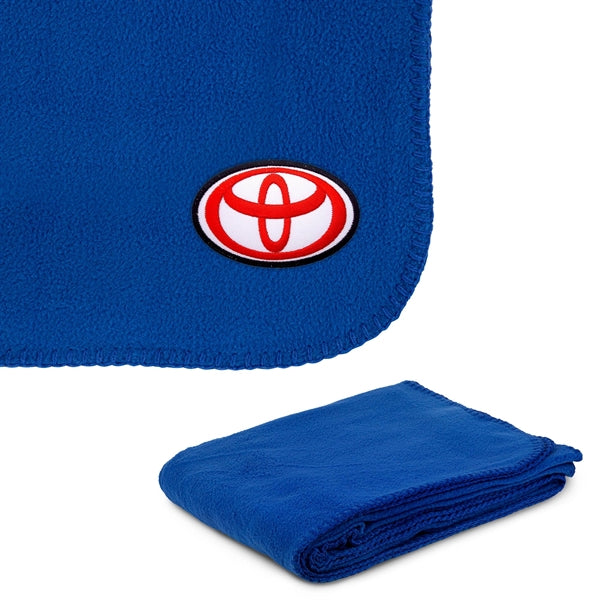 260g Anti-Pill Embroidered Fleece Throw Blanket 50" x 60"