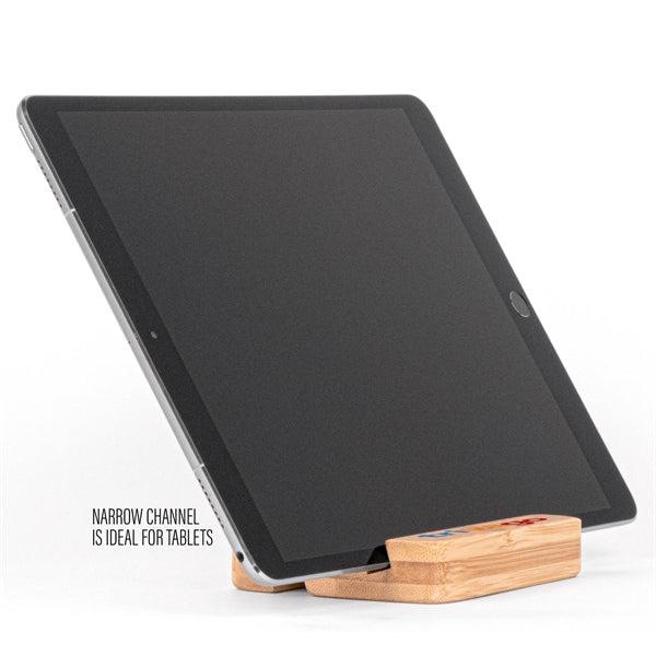 The Bamboo Dual Tablet and Mobile Device Holder