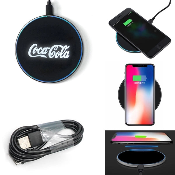 Wireless Charger QI 10W Fast Charging Compatible For Mobiles