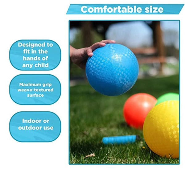 5 inch Playground Balls Kickball Handball Dodgeball for Kids