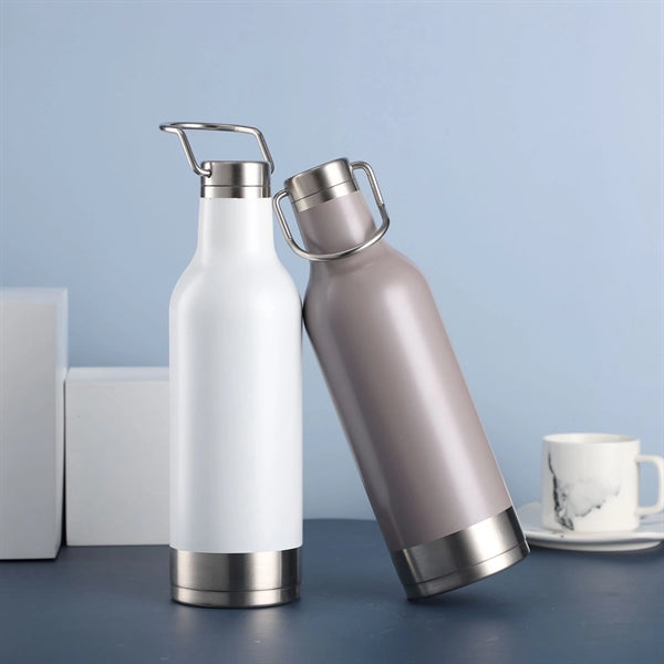 17 OZ. Double Wall Vacuum Insulation Flask with Handle