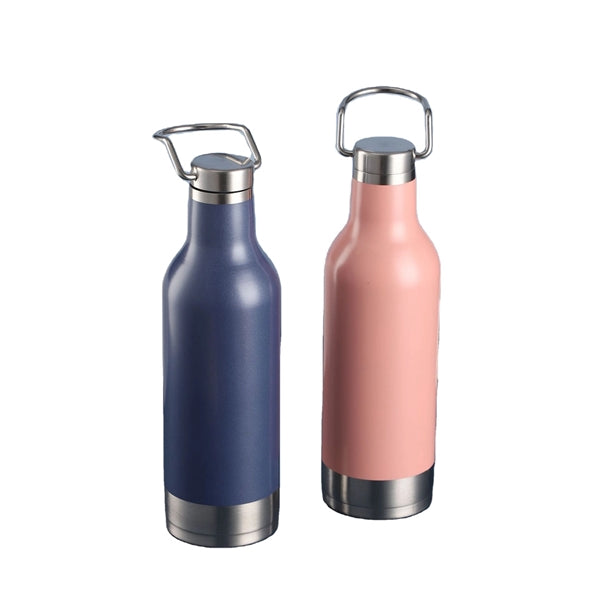 17 OZ. Double Wall Vacuum Insulation Flask with Handle