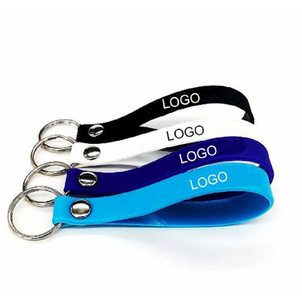 LOW Custom Silicone Strap Keychain