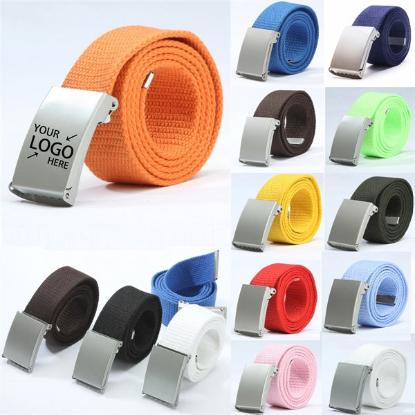 Fashional Metal Buckle Canvas Belt