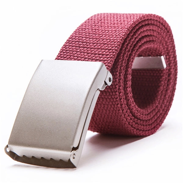 Fashional Metal Buckle Canvas Belt