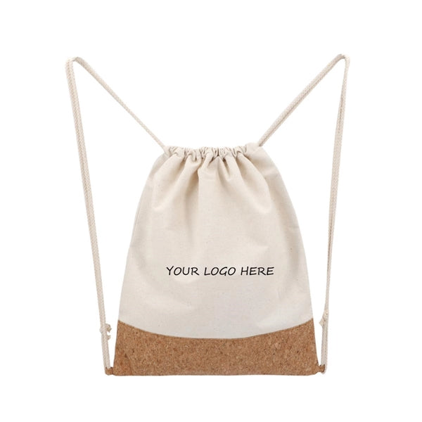 Cork Drawstring Backpack