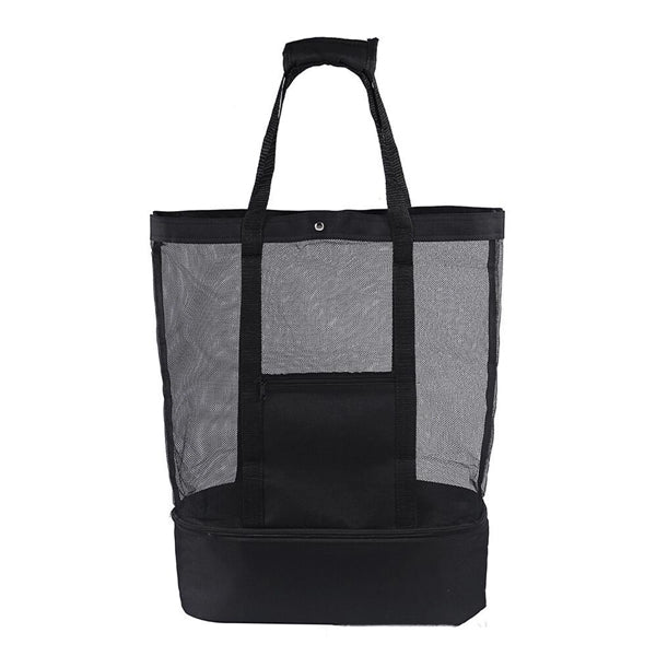 Mesh Tote Beach Bag Cooler