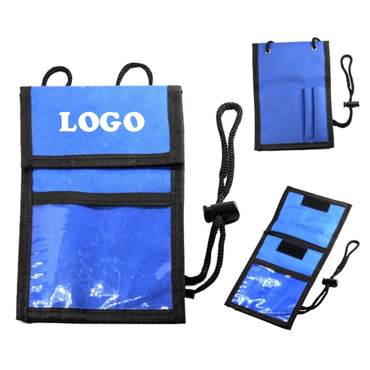 Travel Wallet Neck Passport Badge Holder