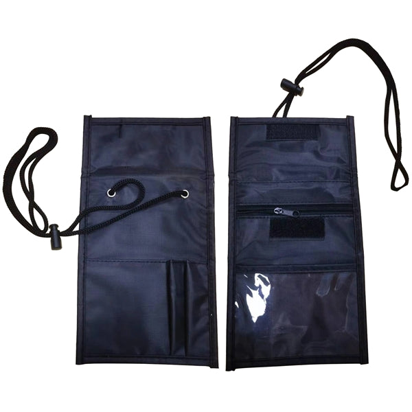 Travel Neck Wallet Passport Badge Holder