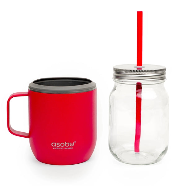 Asobu Moonshine Set Mason Jar Cooler