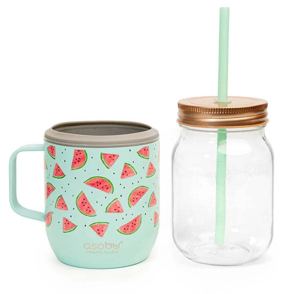 Asobu Moonshine Set Mason Jar Cooler