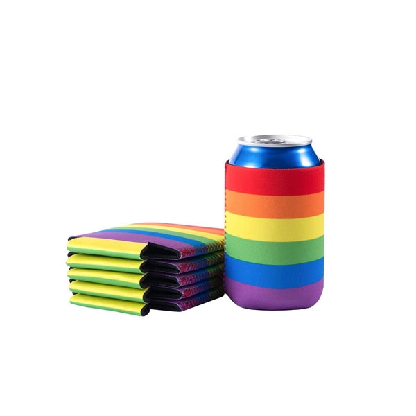 Neoprene Rainbow Can Cooler
