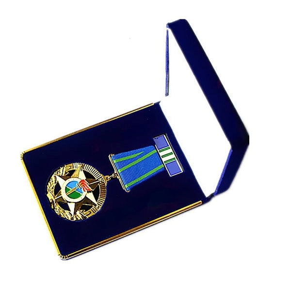 1.8" Zinc Alloy Medal With Lanyard
