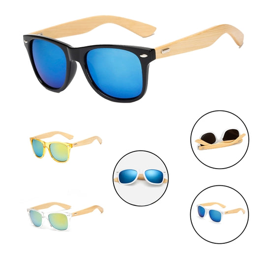 Polarized Wood Glasses Men Wooden Bamboo Sunglasses