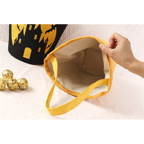 Pumpkin Canvas Candy Tote Bucket