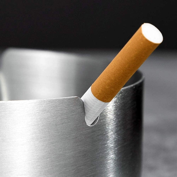 Round Stainless Steel Cigarette Ashtray