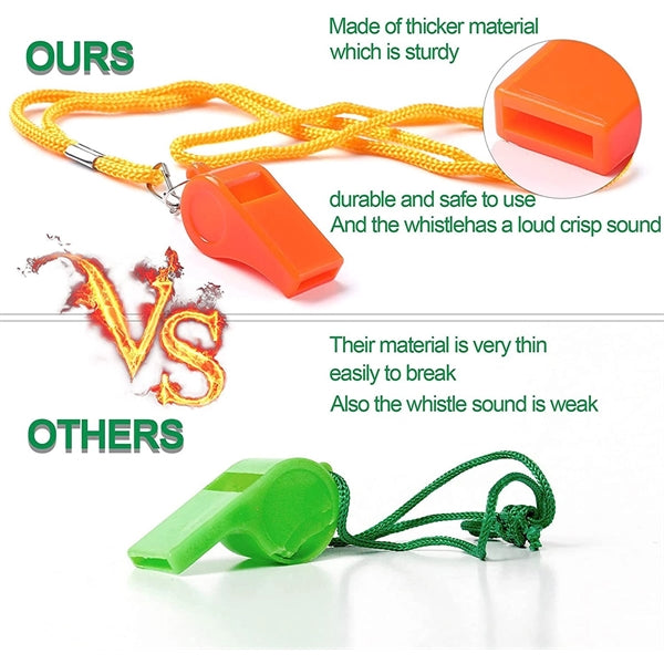 Whistles with Lanyard