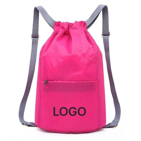 Waterproof Sports Large Capacity Drawstring Backpack