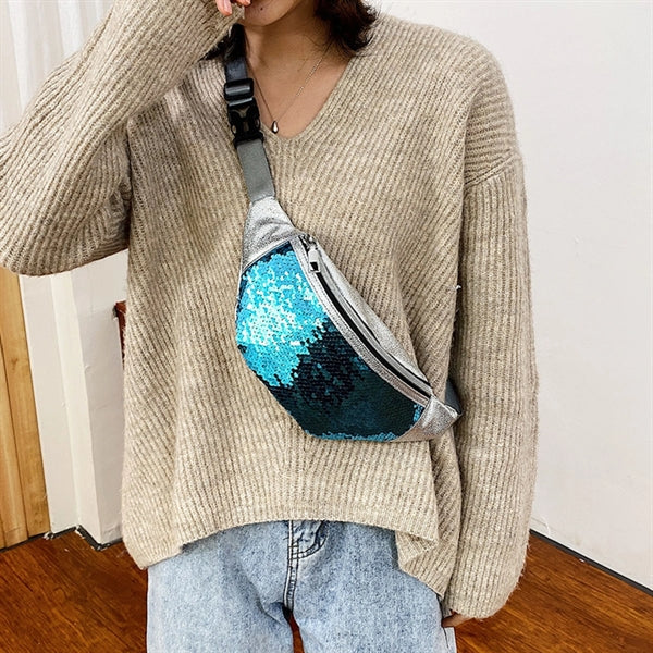 Glitter Sequins Fanny Pack Waist