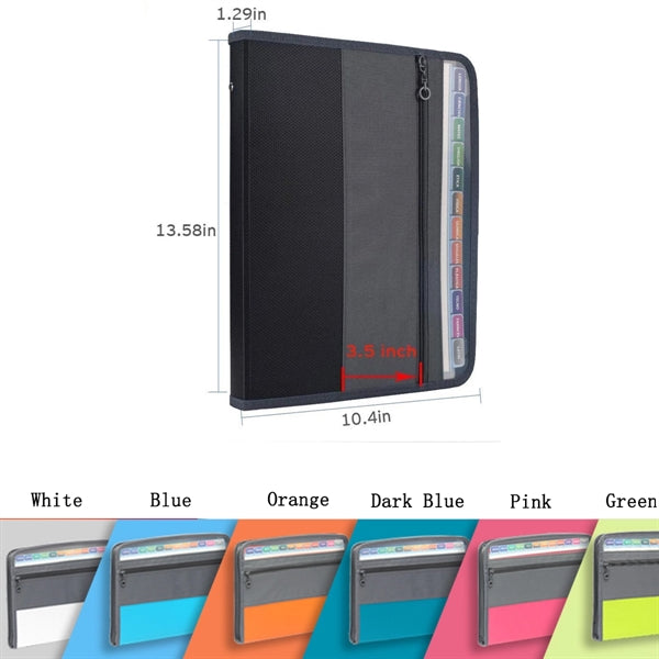 Large Capacity 13 Pocket Expanding File Folder