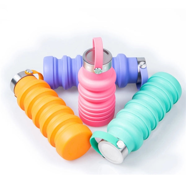 19 oz Collapsible Silicone Water Bottle