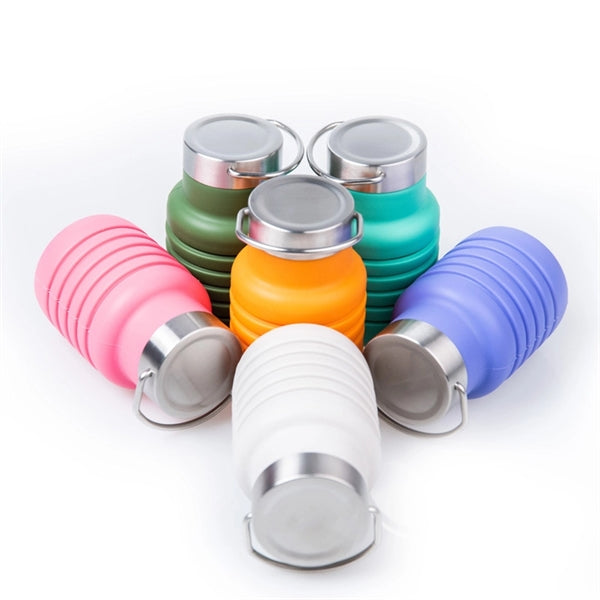 19 oz Collapsible Silicone Water Bottle