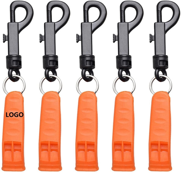 Emergency Outdoor Survival Whistle with Clip Hook