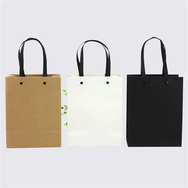 Large Black Gift Paper Bags Bulk