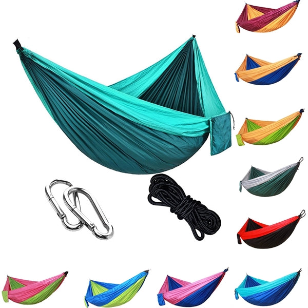 Portable Ultralight Nylon Parachute Single Camping Hammock