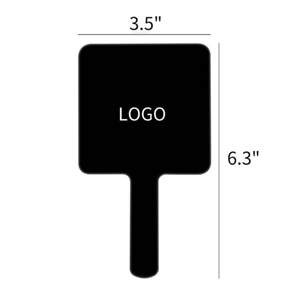 Square Travel Makeup Hand Handheld Mirror