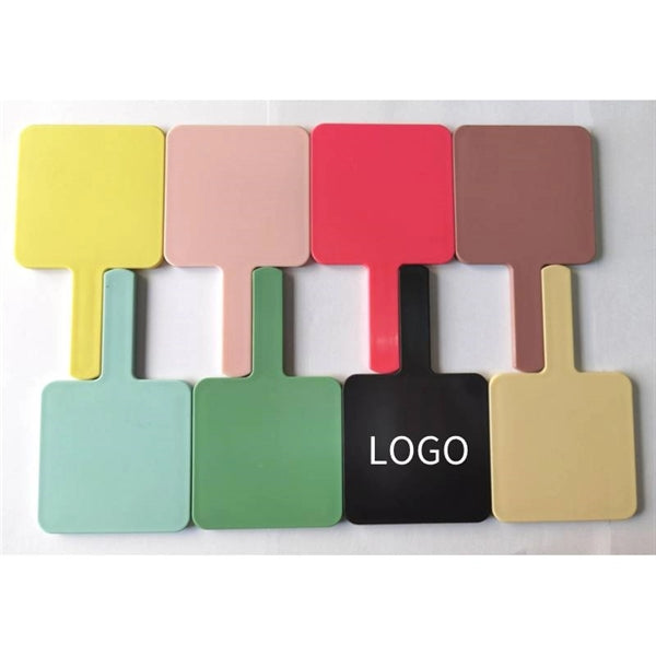 Square Travel Makeup Hand Handheld Mirror