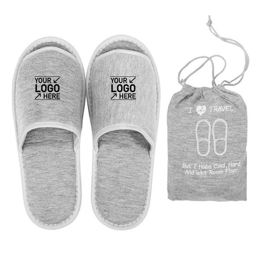 Portable Travel Slippers with Storage Bag