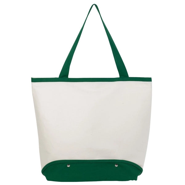 Sand Sifter Cotton Canvas Beach Tote Bag