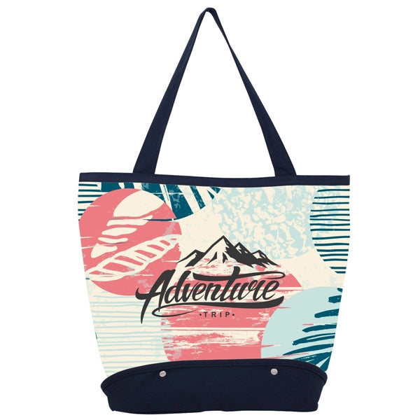 Sand Sifter Cotton Canvas Beach Tote Bag